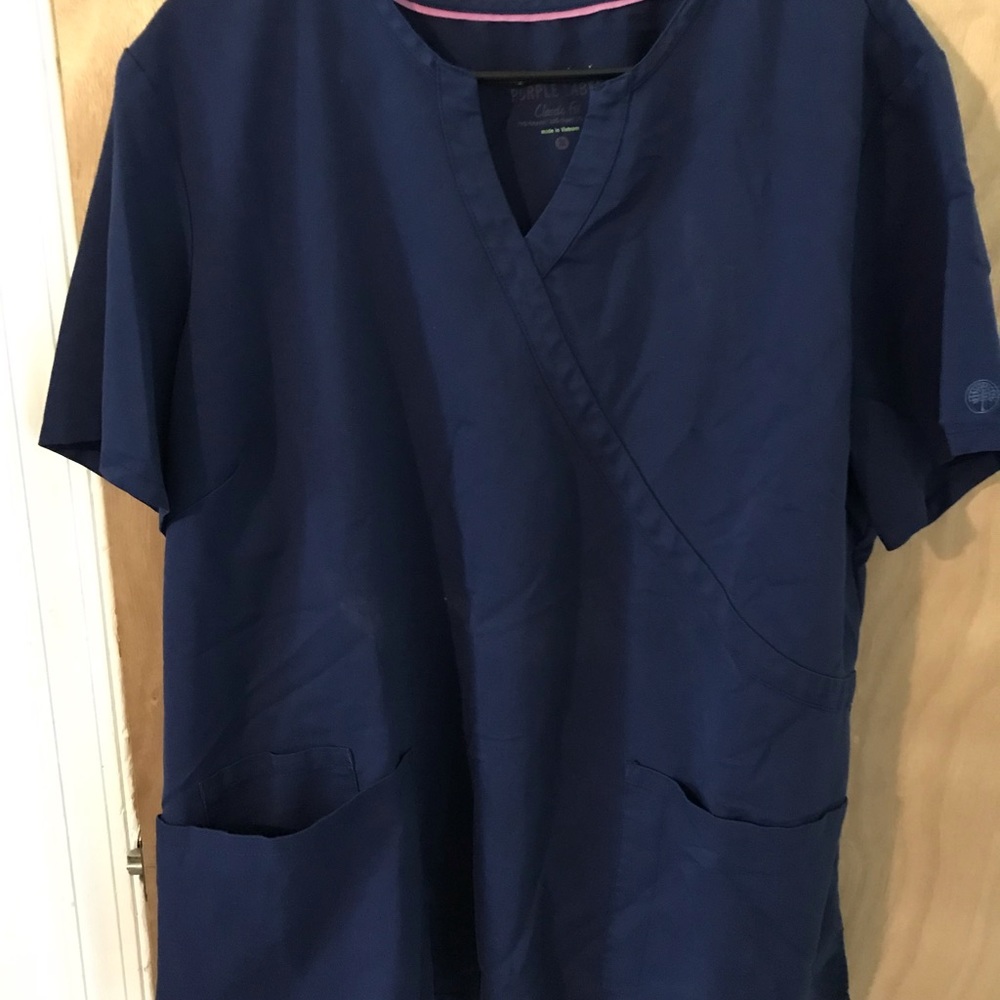 Qty of 2- Healing Hands Purple Label Scrub Tops